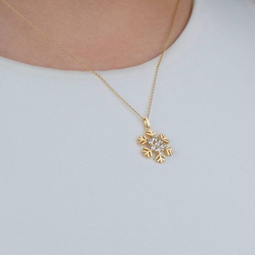 Taşlı Kartanesi Kolye - 3