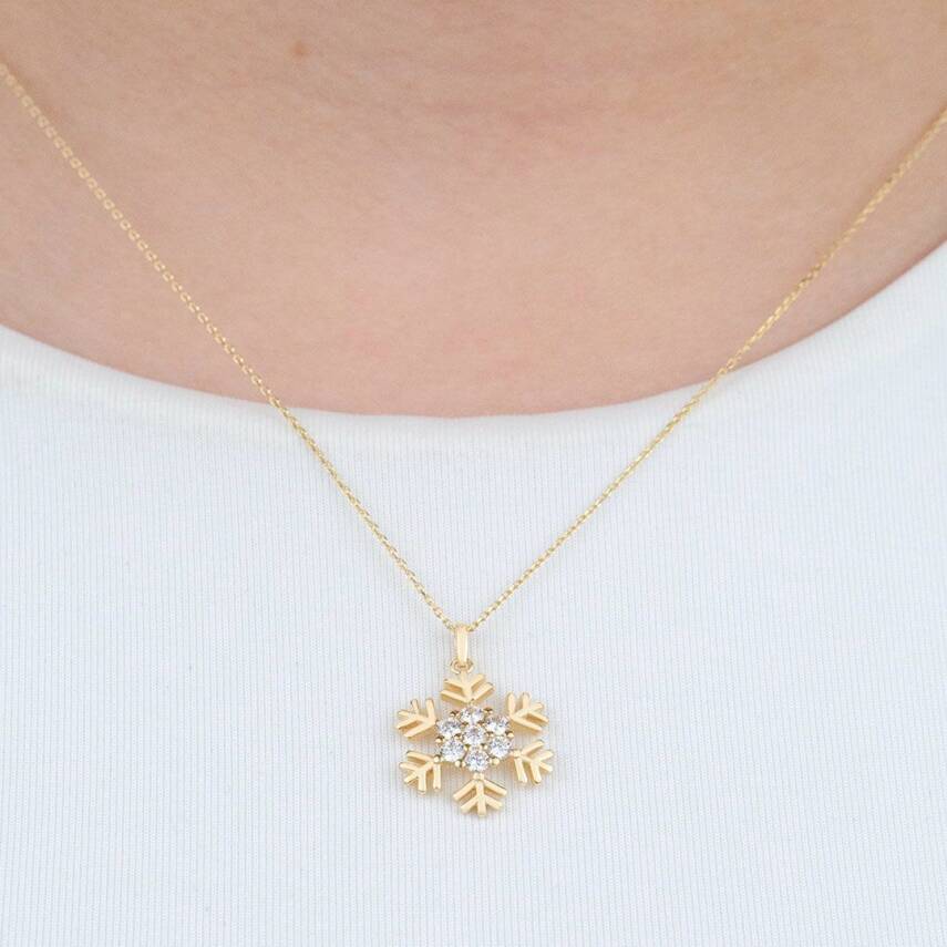 Taşlı Kartanesi Kolye - 2