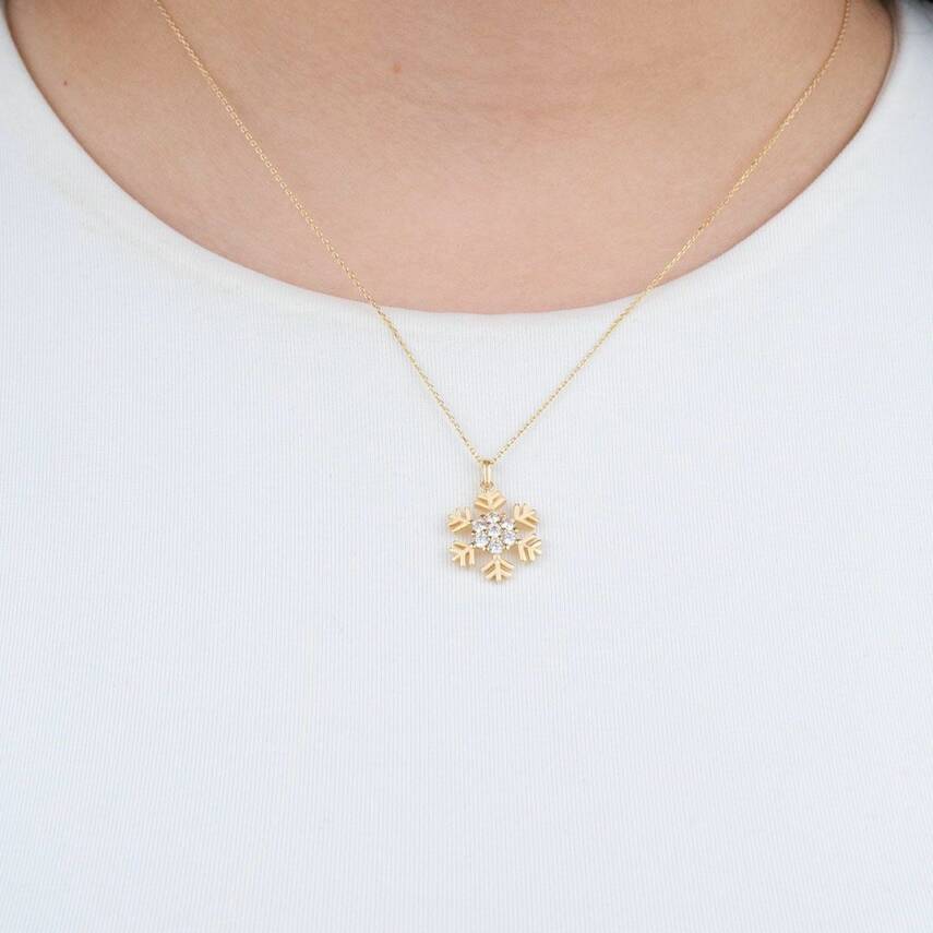 Taşlı Kartanesi Kolye - 1