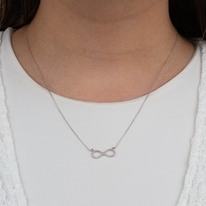 Taşlı Sonsuzluk Kolye - 1