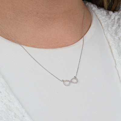 Taşlı Sonsuzluk Kolye - 2