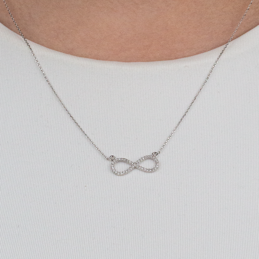 Taşlı Sonsuzluk Kolye - 3