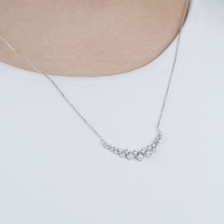 Taşlı Su Yolu Kolye - 3