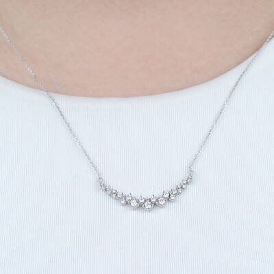 Taşlı Su Yolu Kolye - 2