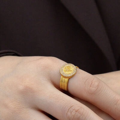 Tuğralı Hasır Yüzük - 2