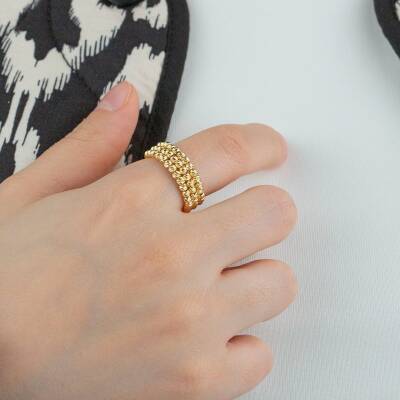 Üç Sıra Dorika Yüzük - 