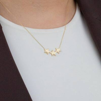 Üç Yıldız Kolye - 2