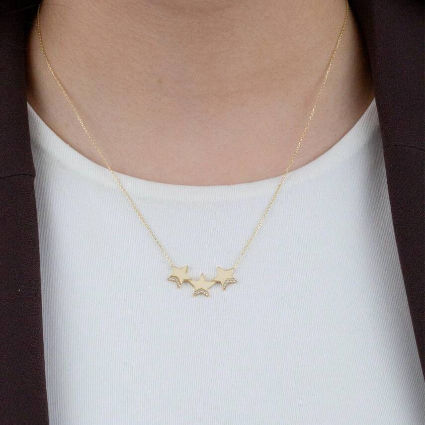 Üç Yıldız Kolye - 1