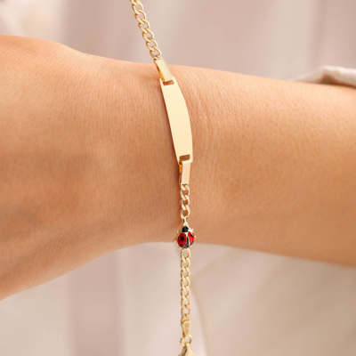 Uğur Böcekli Çocuk Bileklik - 