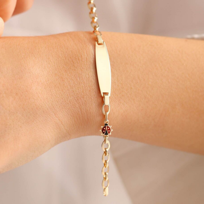 Uğur Böcekli Çocuk Bileklik - 