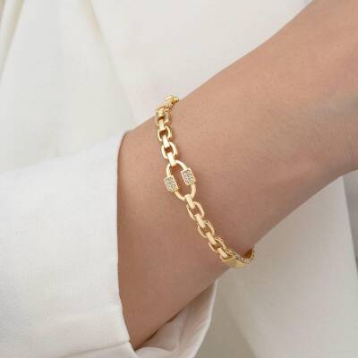 Zincir Taşlı Kelepçe - 