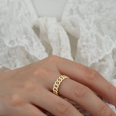 Zincir Taşlı Yüzük - 2